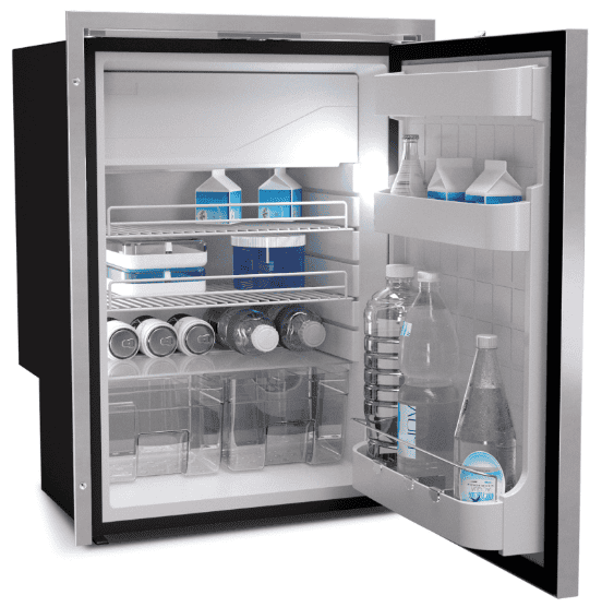 Réfrigérateur 12 volt Vitrifrigo C115IXD4X-1 en acier inoxydable encastrable pour bateau, camion et Véhicule récréatif