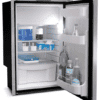 Réfrigérateur 12 volt Vitrifrigo C85IXD4X-1 en acier inoxydable encastrable pour bateau, camion et Véhicule récréatif