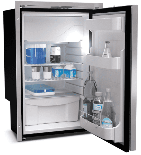 Réfrigérateur 12 volt Vitrifrigo C85IXD4X-1 en acier inoxydable encastrable pour bateau, camion et Véhicule récréatif