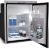 Réfrigérateur 12 volt Vitrifrigo C90IXD4X-1 en acier inoxydable encastrable pour bateau, camion et Véhicule récréatif