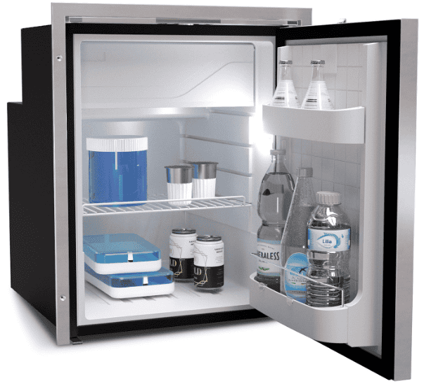 Réfrigérateur 12 volt Vitrifrigo C90IXD4X-1 en acier inoxydable encastrable pour bateau, camion et Véhicule récréatif