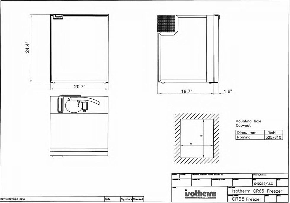 2.3 PiCu Isotherm Freezer Cruise 65 Classic (Freezer) - Image 5